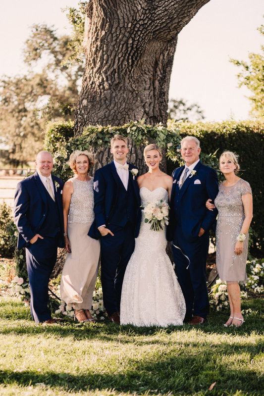 Niece Linnea Kampa and bride Katie Kampa Lentsch