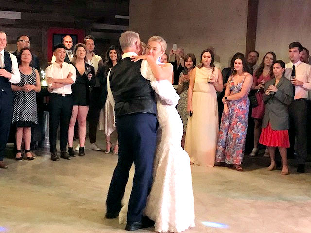 Bob Kampa's and daughter Katelyn Kampa Lentsch's first dance