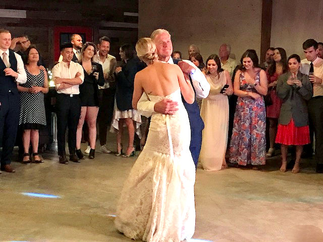 Bob Kampa's and daughter Katelyn Kampa Lentsch's first dance