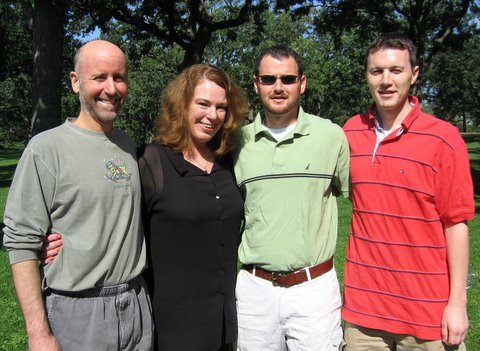 Leon Bordua, Rae Stimler Bordua, Colin Stimmler and Chad Stimmler, July 21, 2007