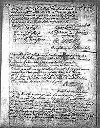 Click here to zoom in on second page of Sts-Pancrace-et-Boniface Parish Marriage Record of Martini Stimmler and Catharina Troesch, Waldolwisheim, April 22, 1756.