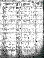 Ten consecutive pages of the 1885 Minnesota state census showing many of our Benton County ancestors.