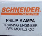 Philip Kampa, Training Engineer