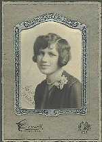 Alvina Kampa, high school graduation, 1929.