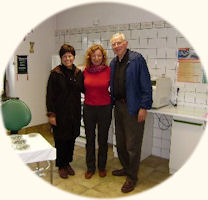 Bonnie, Kornelia and Dick Kampa, 2009