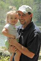 Daughter Gianna and daddy William Panzott, Jr., Spring 2005
