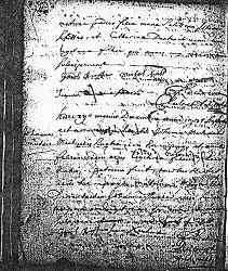 Click here to zoom to St-Martin Parish Baptismal Record of Johannes Stimmler, December 29, 1725.