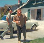 Tom Weingard on the move and Dick Stimler mugging for the camera, May 1968!