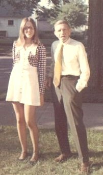 Linda and her father, Bill Morse; June 1972
