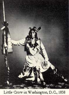 Little Crow in Washington, D.C., 1858.