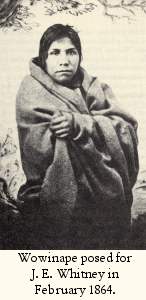 Little Crow's son Wowinape in February 1864, age 18 years.