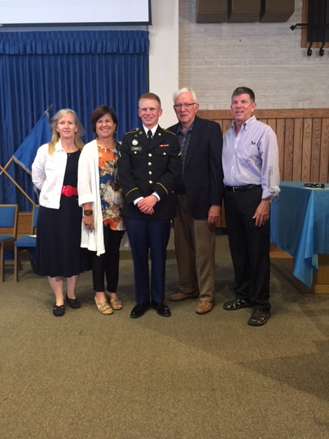 Luke Kampa's graduation from Military Intelligence Corps