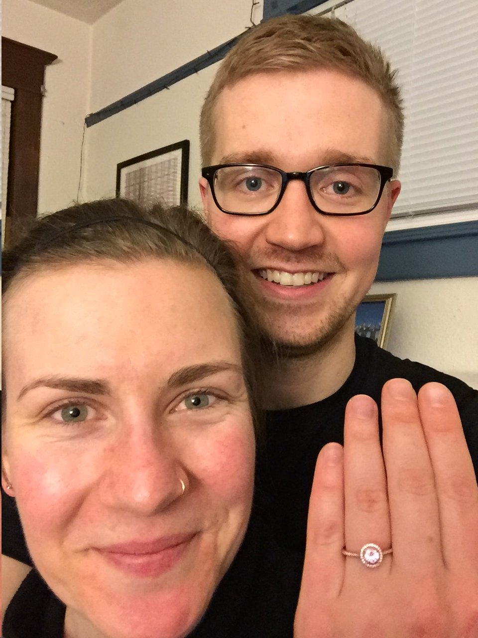 MacKenzie and Evan are engaged, March 2016