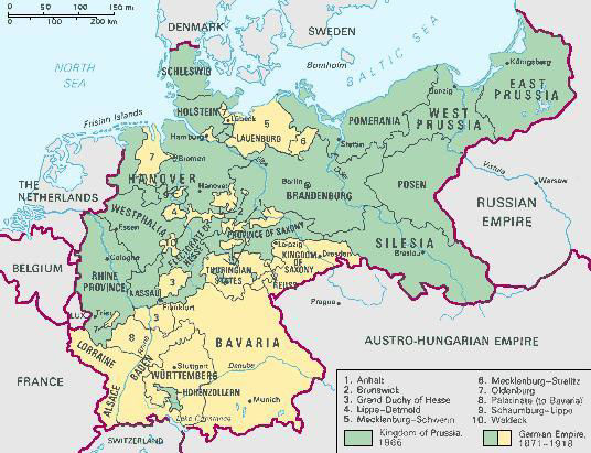 Map of the Austro-Hungarian Empire