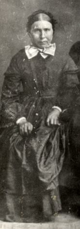 Maren Sophie Anderson (n&eacute;e Larsdatter), Denmark, circa 1884-1885.