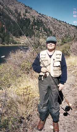 Marsha Sovoda in Montana, 2001.