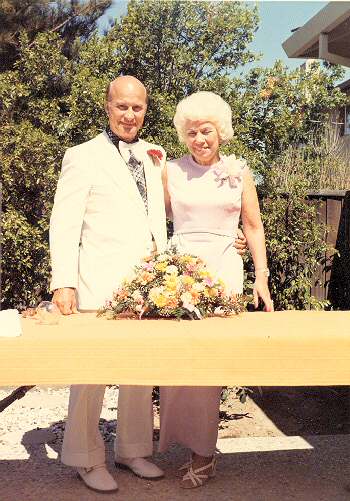 Stan Hanson and Martha Munson (née Kampa) Wedding