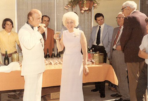 Stan Hanson and Martha Munson (née Kampa) Wedding