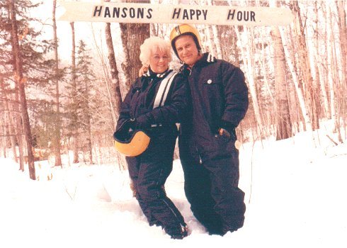 Martha (Kampa) Munson Hanson and Stan Hanson at Woman Lake.