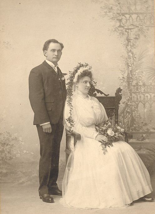 Martin A. and Ida A. Rengel (n&eacute;e Kaufmann) Wedding, photograph courtesy of John and Hortense E. Thelen family