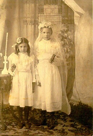 Mary and Loretta Abfalter Confirmation.