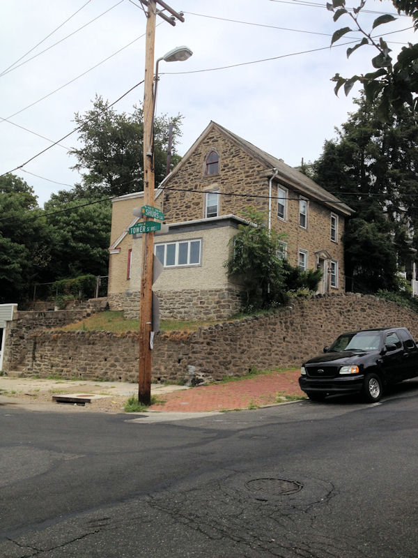 Stimmler stone house, another view, Manayunk, PA