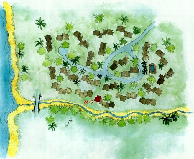 Map of Paniolo Hale Condominium Resort in Moloka'i, Hawaii.