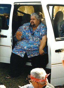 John Kaimikaua, kumu hula of the Halau Hula o Kukunaokala.