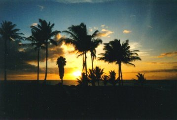 A sunset on West Molokai.