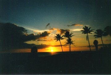 Beautiful Molokai sunset.