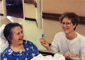 Helen and daughter Judi, February 1992