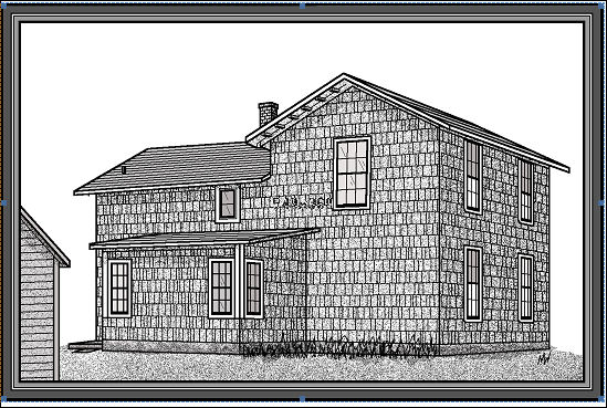 Back of Mullally house, by M. C. Mullally Wocken, 2014