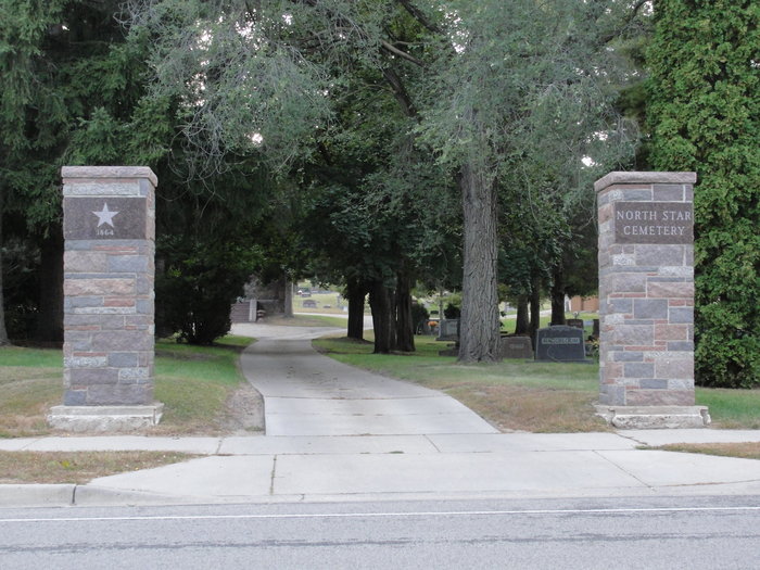 Entrance to North Star Cemetery, Saint Cloud, Stearns, Minnesota