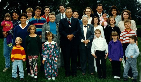 The Joe and Judy Pilmaier Family in 1993.