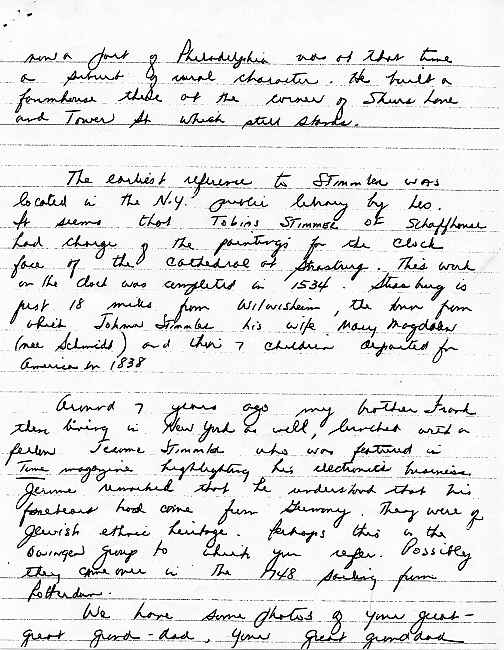 Letter from Paul Stimmler to Joan Dingmann dated February 2, 1979, page two.