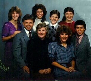 The Peake Family in 1982.