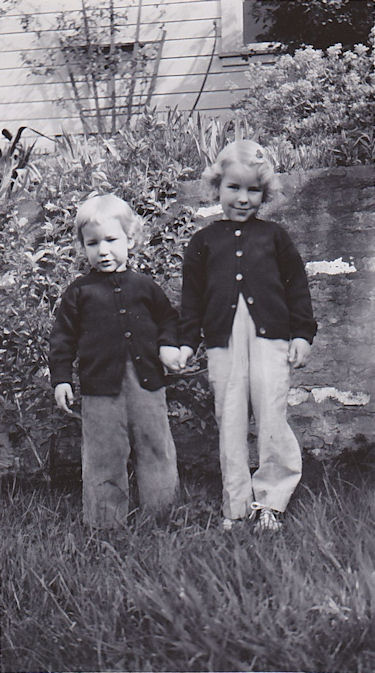 Peggy and Fran Kampa, 1951