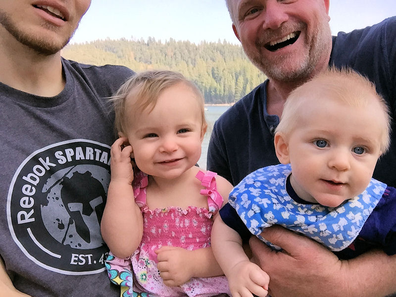 Peter Kampa's grandkids, 2015