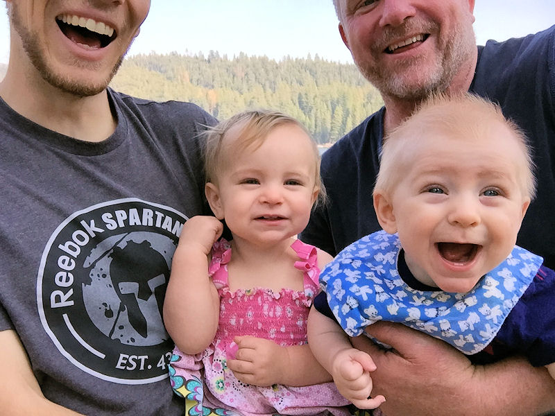 Peter Kampa's grandkids, 2015