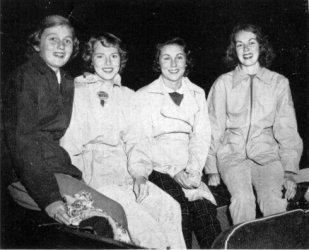 1949 Homecoming Royalty, Wayzata High School, Wayzata, MN.