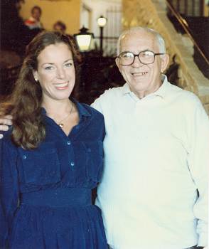 Rae Stimler and her grandfather, Dick Qvale.