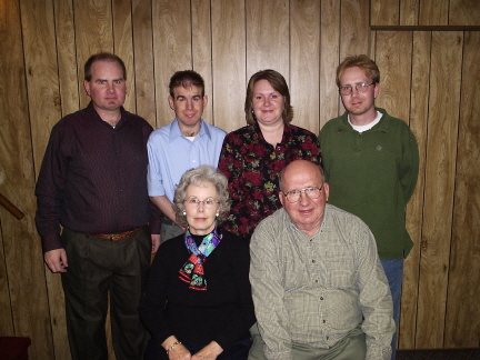 Ralph and Lois Mullally family, Christmas Eve 2005