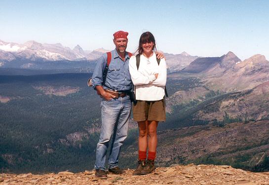 Ray and Anne Greenwood in Montana, 1990.