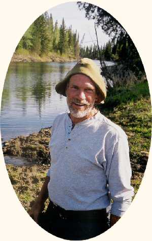 Ray Greenwood in Wood Buffalo National Park, Northwest Territories, 2000