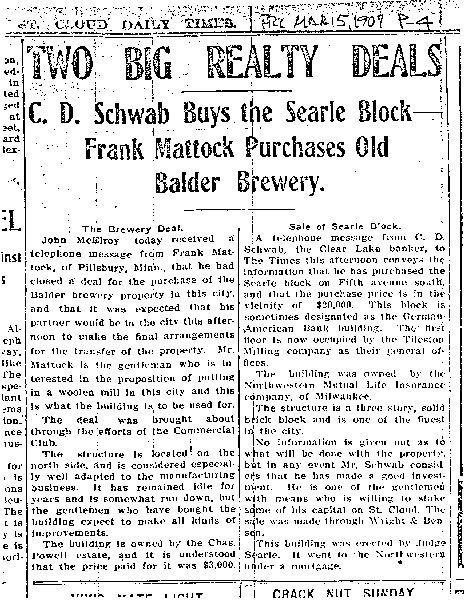 TWO BIG REALTY DEALS,