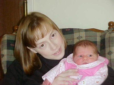 Mom Renee and little precious one, Jenna Alyson Fortino