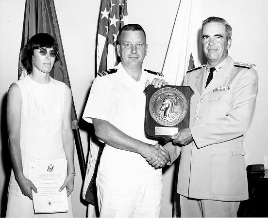 LCDR Richard Stimler Retirement, Mare Island Naval Shipyard, Vallejo California, June 30, 1970.