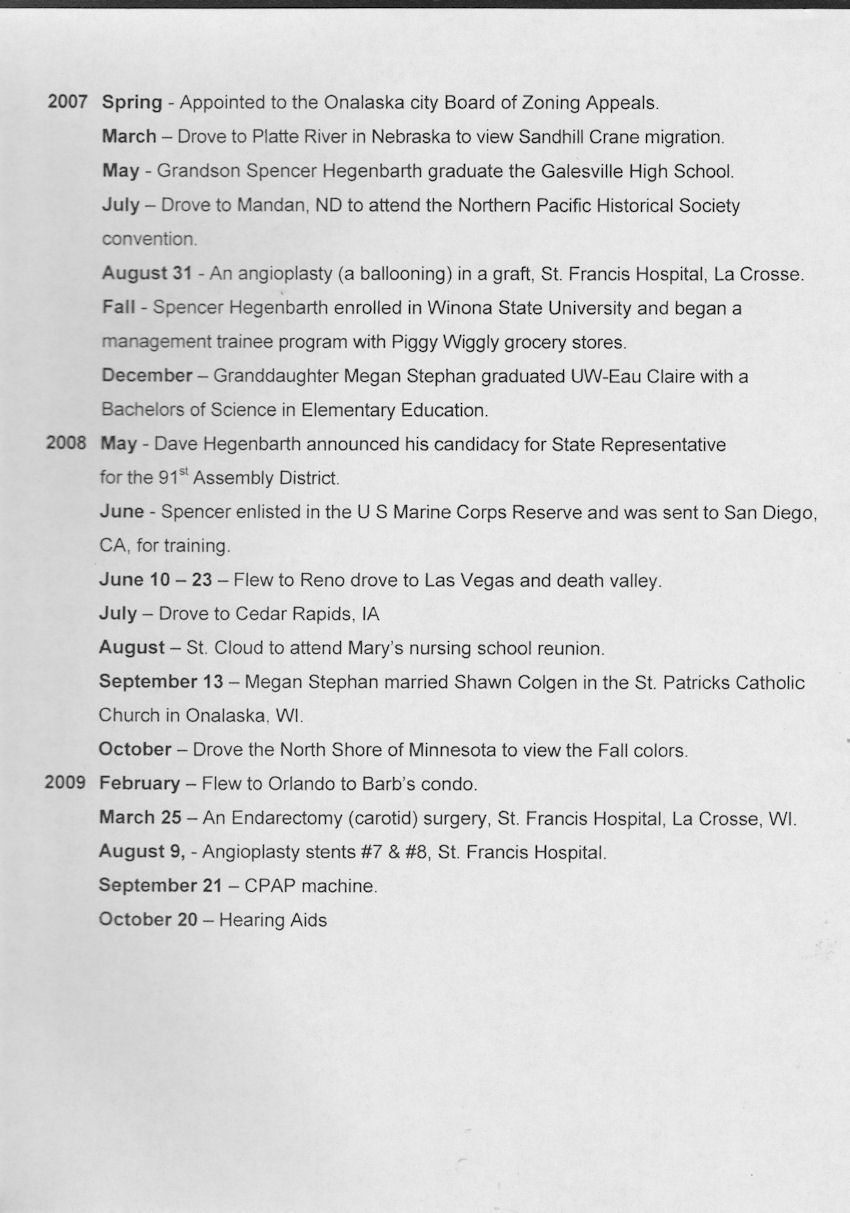 Riding the Rapids, a Chronology of the Life of Robert R. Mullally, Ed.D., page 15