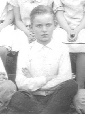 Robert Bordua in grade school.