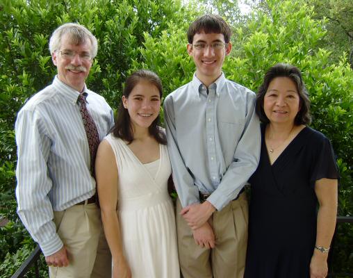 Ron, Kelle, Kyle and Phuong Kampa, Austin, Texas, 2008